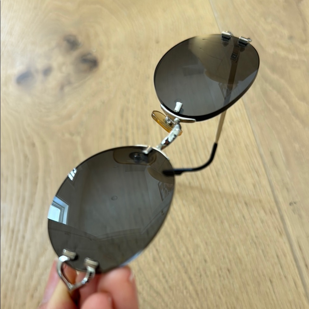 Cartier Sunglasses with Dark Lenses and Red Case - Picture 6 of 11